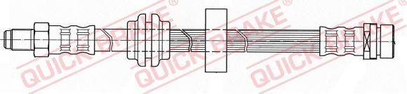 QUICK BRAKE 32.938 - Спирачен маркуч vvparts.bg