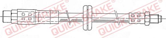 QUICK BRAKE 32.928 - Спирачен маркуч vvparts.bg