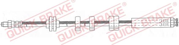 QUICK BRAKE 32.979 - Спирачен маркуч vvparts.bg