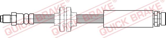 QUICK BRAKE 32.416 - Спирачен маркуч vvparts.bg