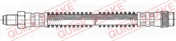 QUICK BRAKE 32.505 - Спирачен маркуч vvparts.bg