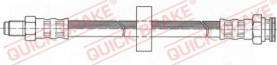 QUICK BRAKE 32.109 - Спирачен маркуч vvparts.bg