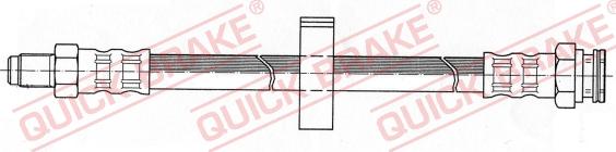 QUICK BRAKE 32.108 - Спирачен маркуч vvparts.bg