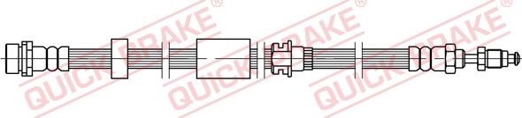 QUICK BRAKE 32.800 - Спирачен маркуч vvparts.bg