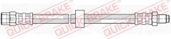 QUICK BRAKE 32.342 - Спирачен маркуч vvparts.bg