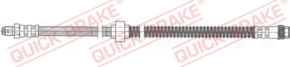 QUICK BRAKE 37.911 - Спирачен маркуч vvparts.bg