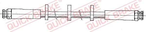 QUICK BRAKE 22.902 - Спирачен маркуч vvparts.bg