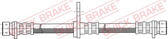 QUICK BRAKE 22.907 - Спирачен маркуч vvparts.bg