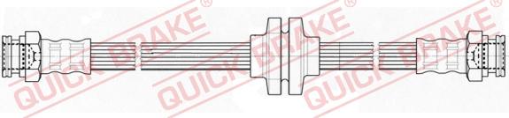 QUICK BRAKE 22.926 - Спирачен маркуч vvparts.bg