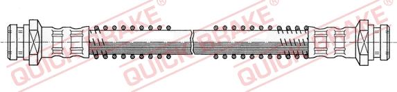 QUICK BRAKE 22.509 - Спирачен маркуч vvparts.bg