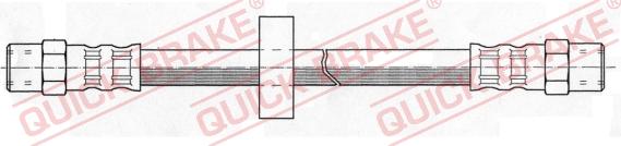 QUICK BRAKE 22.102 - Спирачен маркуч vvparts.bg