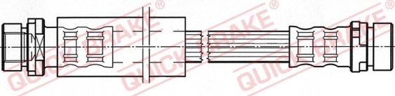 QUICK BRAKE 22.313 - Спирачен маркуч vvparts.bg