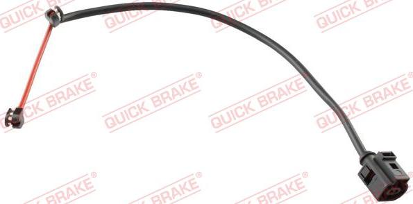 QUICK BRAKE WS 0411 B - Предупредителен контактен сензор, износване на накладките vvparts.bg