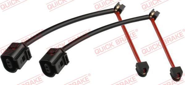 QUICK BRAKE WS 0480 A - Предупредителен контактен сензор, износване на накладките vvparts.bg