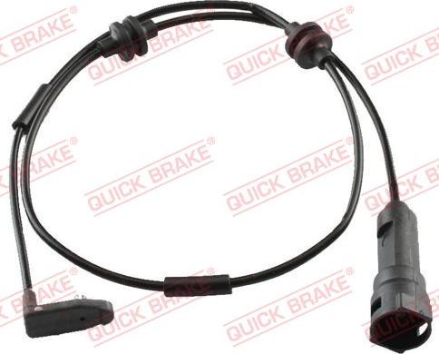 QUICK BRAKE WS 0158 B - Предупредителен контактен сензор, износване на накладките vvparts.bg