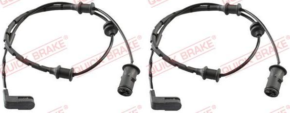 QUICK BRAKE WS 0166 A - Предупредителен контактен сензор, износване на накладките vvparts.bg