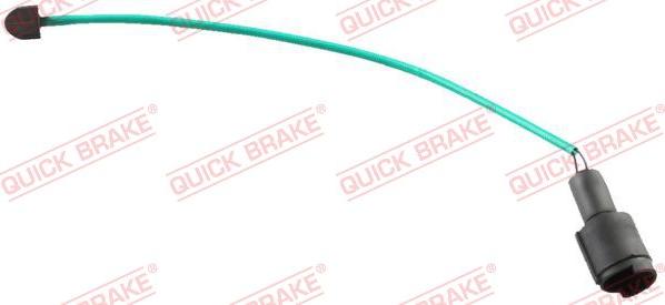 QUICK BRAKE WS 0107 A - Предупредителен контактен сензор, износване на накладките vvparts.bg