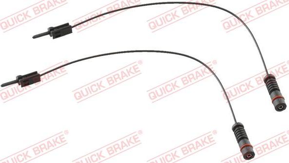 QUICK BRAKE WS 0116 A - Предупредителен контактен сензор, износване на накладките vvparts.bg