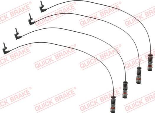 QUICK BRAKE WS 0118 A - Предупредителен контактен сензор, износване на накладките vvparts.bg