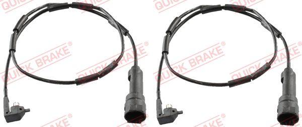 QUICK BRAKE WS 0129 A - Предупредителен контактен сензор, износване на накладките vvparts.bg