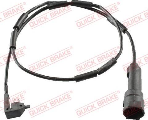 QUICK BRAKE WS 0129 B - Предупредителен контактен сензор, износване на накладките vvparts.bg