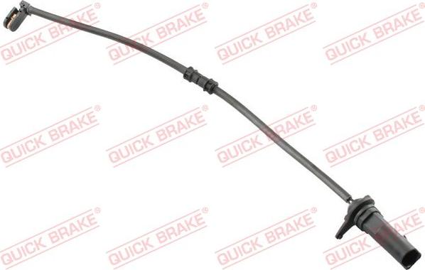 QUICK BRAKE WS 0375 A - Предупредителен контактен сензор, износване на накладките vvparts.bg