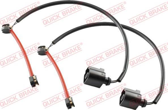 QUICK BRAKE WS 0225 A - Предупредителен контактен сензор, износване на накладките vvparts.bg
