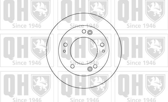 Quinton Hazell BDC4940 - Спирачен диск vvparts.bg