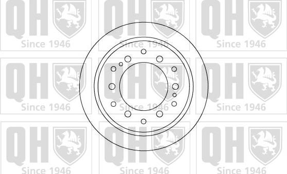 Quinton Hazell BDC4948 - Спирачен диск vvparts.bg