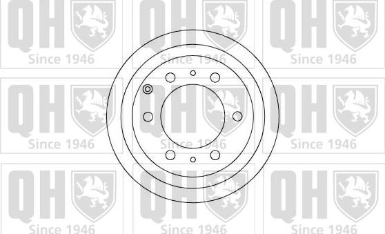 Quinton Hazell BDC4943 - Спирачен диск vvparts.bg