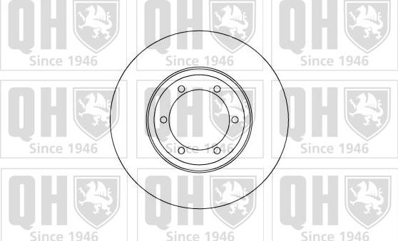 Quinton Hazell BDC4956 - Спирачен диск vvparts.bg