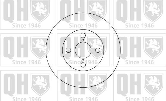 Quinton Hazell BDC4917 - Спирачен диск vvparts.bg