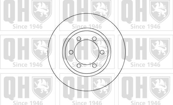 Quinton Hazell BDC4980 - Спирачен диск vvparts.bg