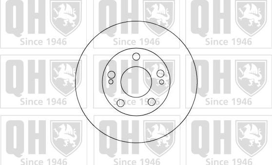 Quinton Hazell BDC4981 - Спирачен диск vvparts.bg