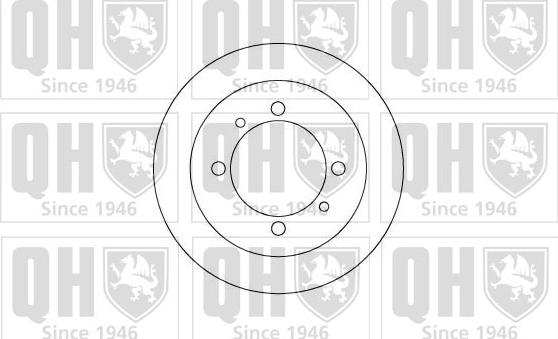 Quinton Hazell BDC4924 - Спирачен диск vvparts.bg