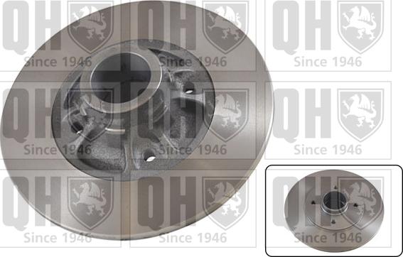 Quinton Hazell BDC4402 - Спирачен диск vvparts.bg