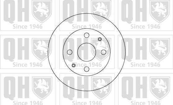 Quinton Hazell BDC4593 - Спирачен диск vvparts.bg