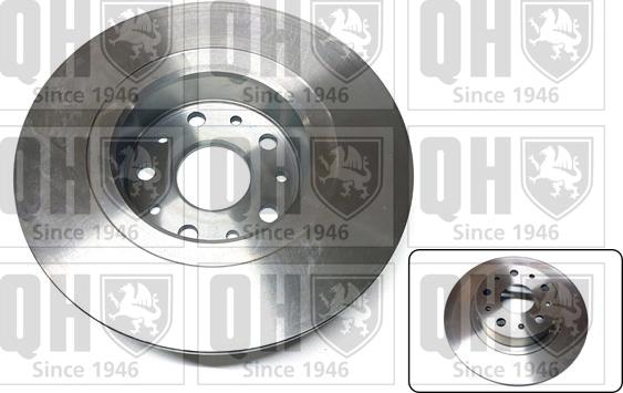 Quinton Hazell BDC4502 - Спирачен диск vvparts.bg