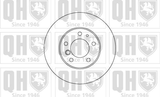 Quinton Hazell BDC4522 - Спирачен диск vvparts.bg