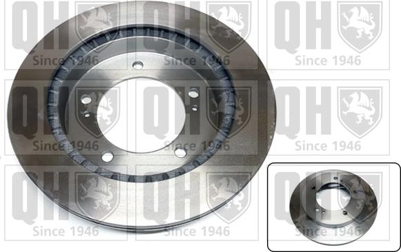 Quinton Hazell BDC4667 - Спирачен диск vvparts.bg