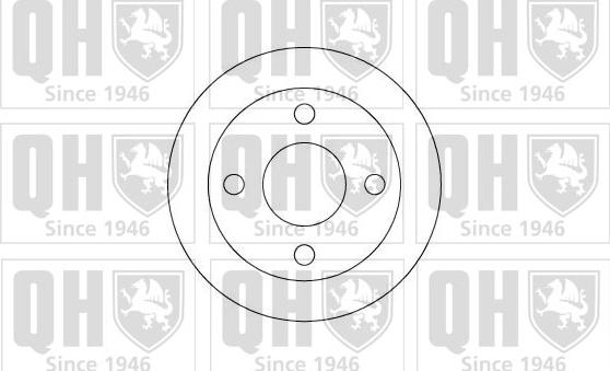 Quinton Hazell BDC4603 - Спирачен диск vvparts.bg