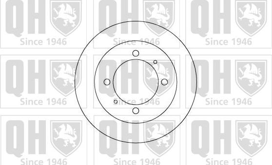 Quinton Hazell BDC4632 - Спирачен диск vvparts.bg