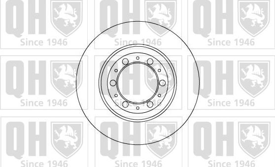 Quinton Hazell BDC4679 - Спирачен диск vvparts.bg