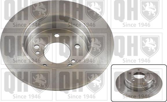 Quinton Hazell BDC4673 - Спирачен диск vvparts.bg
