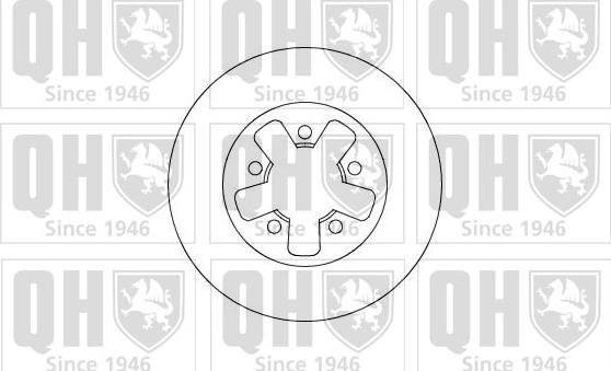 Quinton Hazell BDC4118 - Спирачен диск vvparts.bg