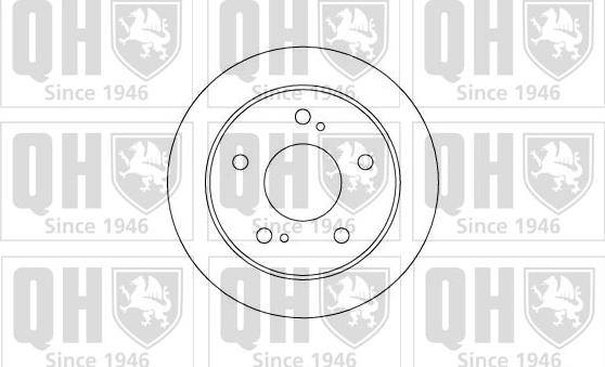 Quinton Hazell BDC4859 - Спирачен диск vvparts.bg