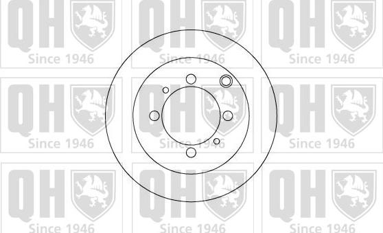 Quinton Hazell BDC4882 - Спирачен диск vvparts.bg