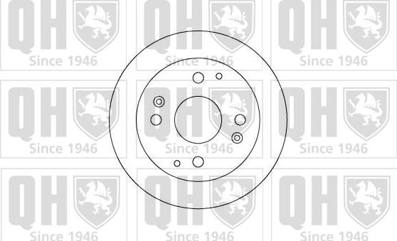 Quinton Hazell BDC4820 - Спирачен диск vvparts.bg
