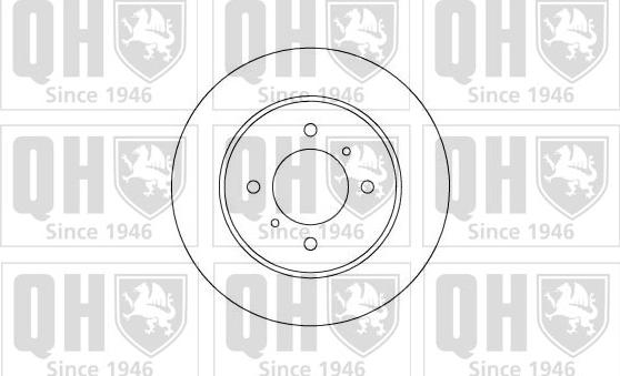 Quinton Hazell BDC4879 - Спирачен диск vvparts.bg