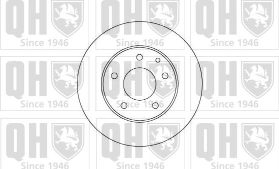 Quinton Hazell BDC4875 - Спирачен диск vvparts.bg